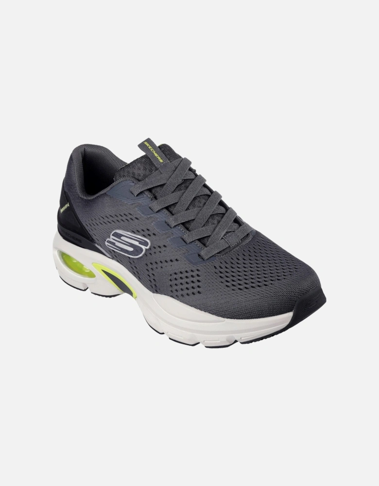 model Skech-Air Ventura Trainer Male in Charcoal/Lime