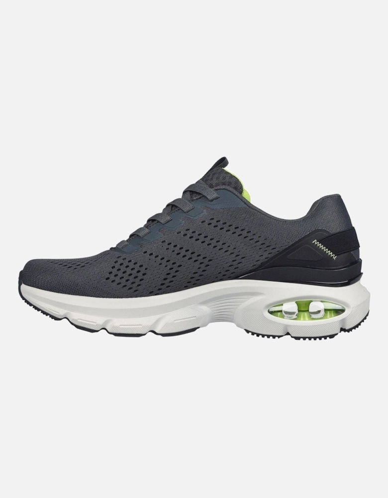 model Skech-Air Ventura Trainer Male in Charcoal/Lime