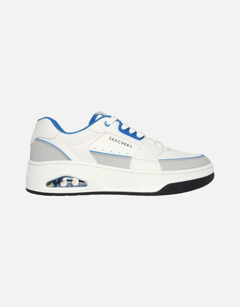 Uno Court Low-Post Leather Men's White/Blue Trainers