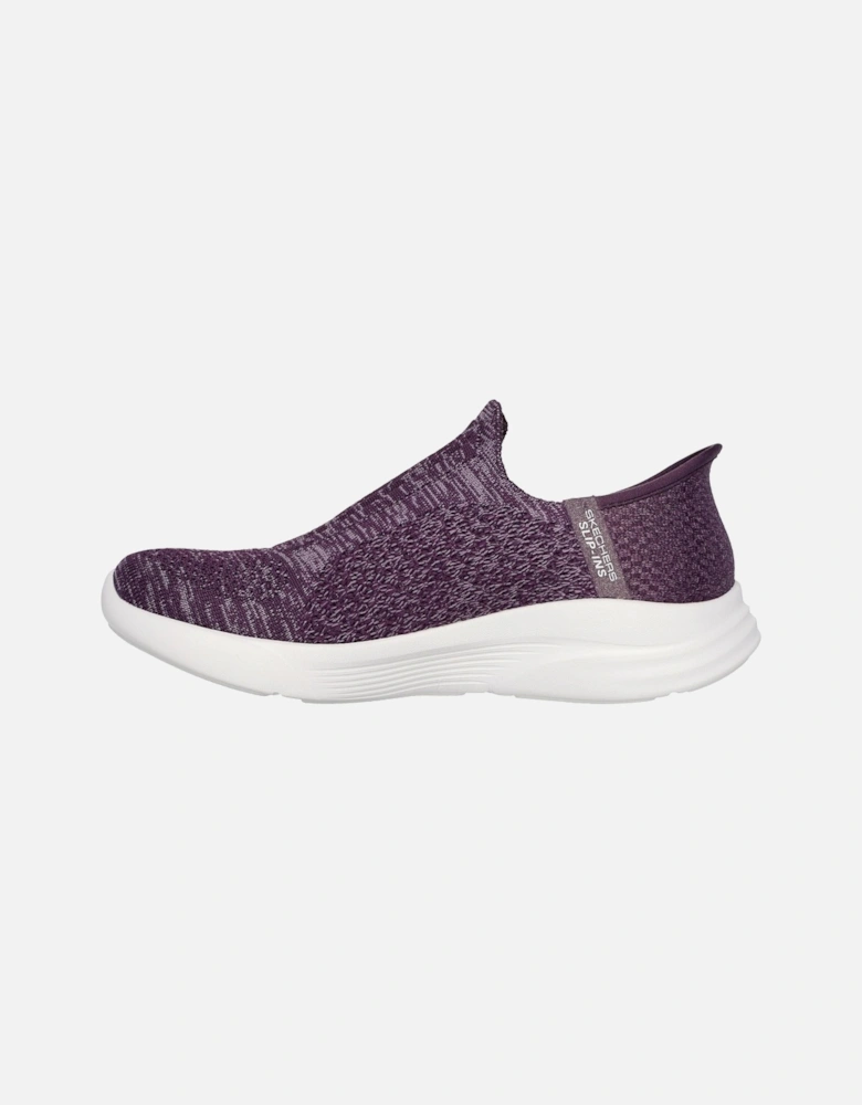 Relaxed Fit Sport Polyester Women's Dark Purple Trainers