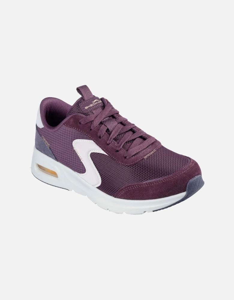 model Skech-Air Court Air Wave Trainers Female in Burgundy/Multi