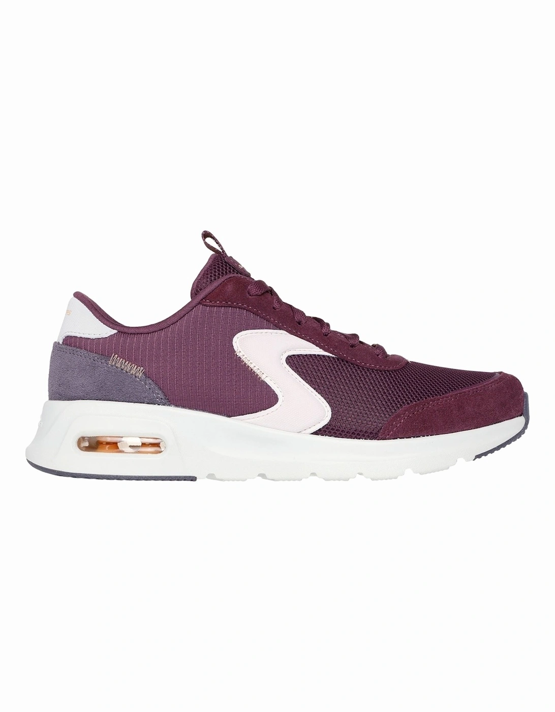 Skech-Air Court Air Wave Leather Women's Burgundy/Multi Trainers