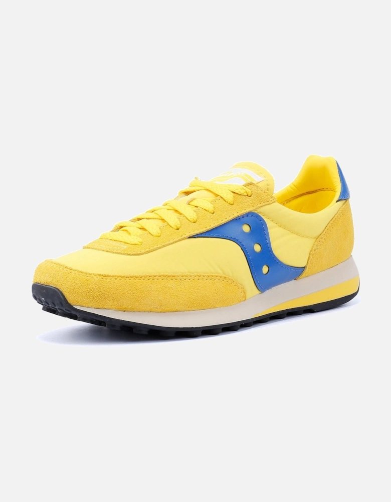 - S70884-5 UNISEX TRAINER 80 YELLOW/NAVY