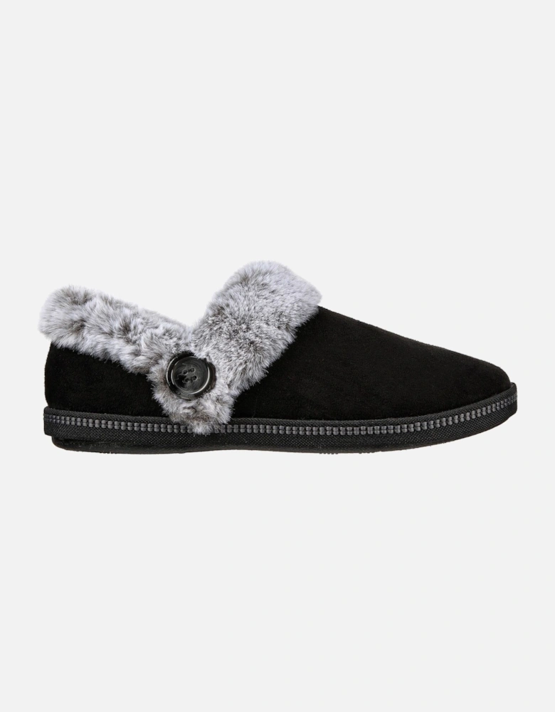 Cozy Campfire Fresh Toast Textile Women's Black Slippers