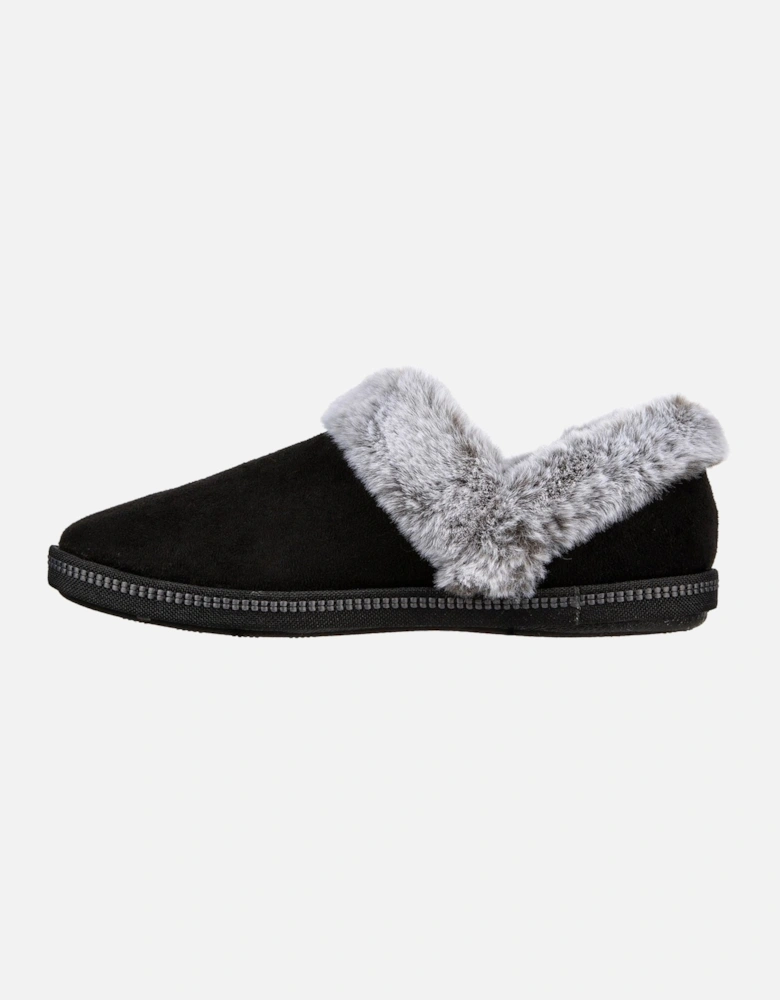 Cozy Campfire Fresh Toast Textile Women's Black Slippers