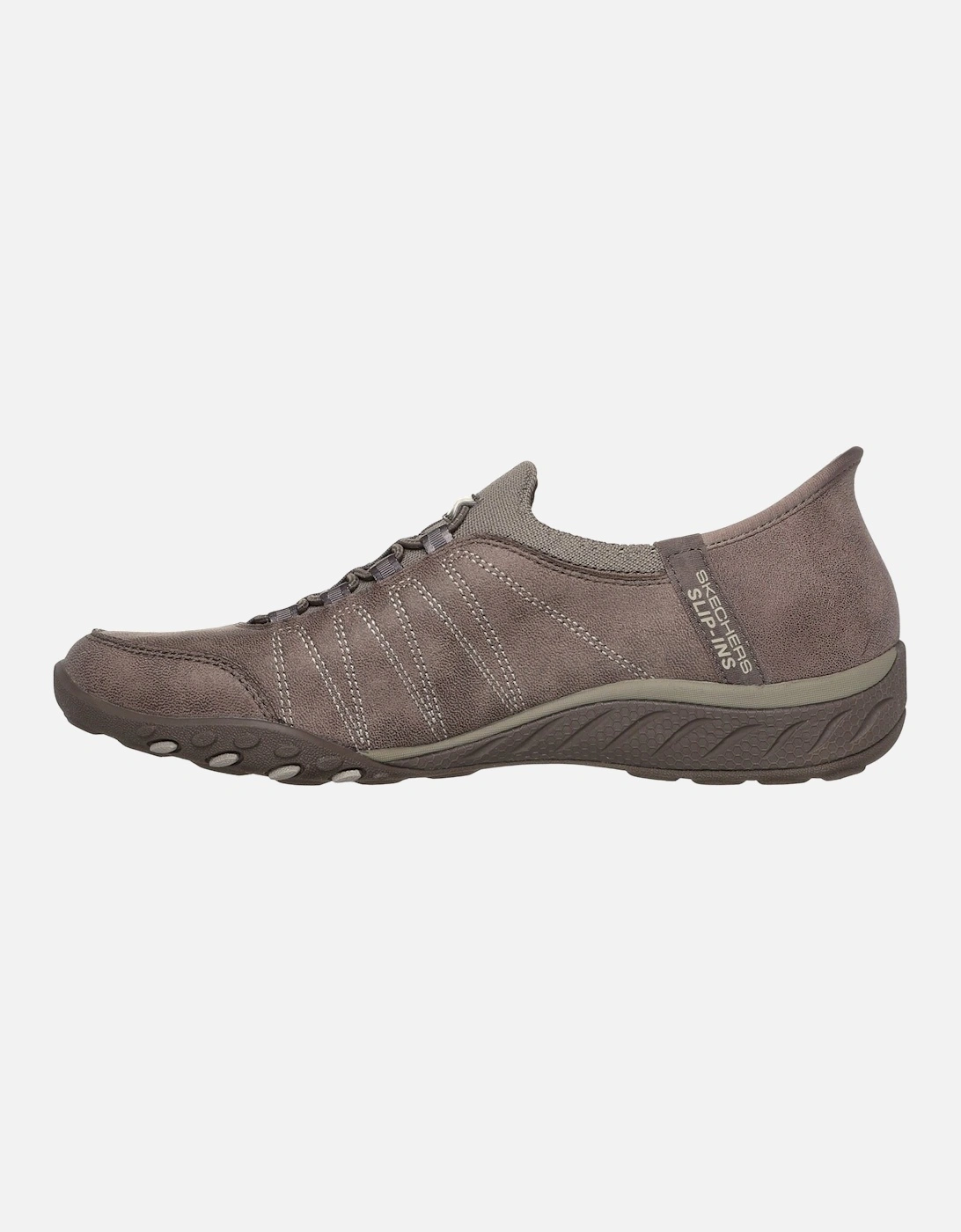 model Breathe-Easy Home-Body Shoes Female in Dark Taupe