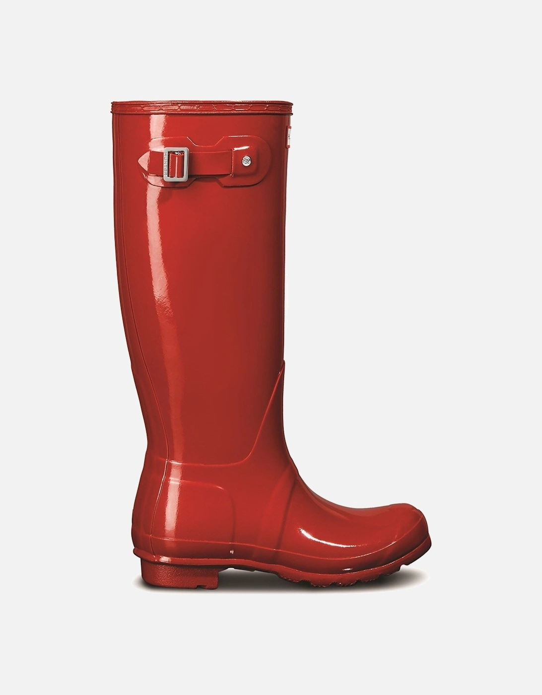 Original Tall Gloss Rubber Women's Military Red Wellington Boots