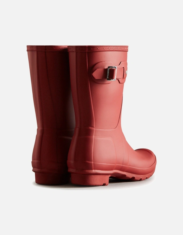 Original Short Rubber Women's Red Wellington Boots