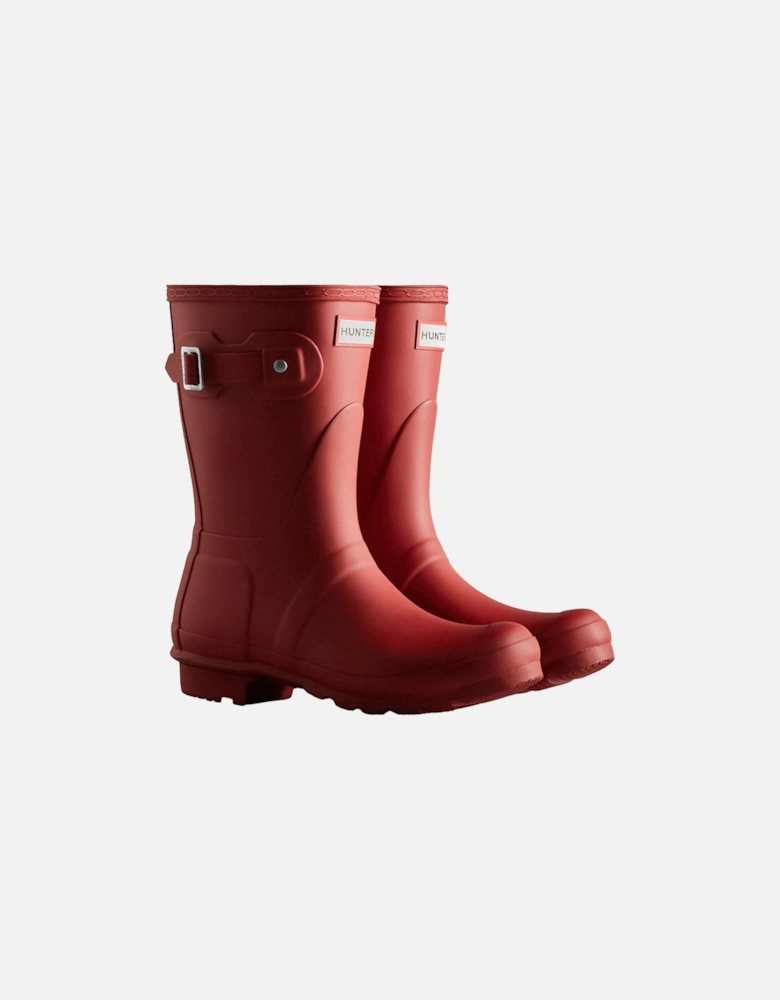 Original Short Rubber Women's Red Wellington Boots