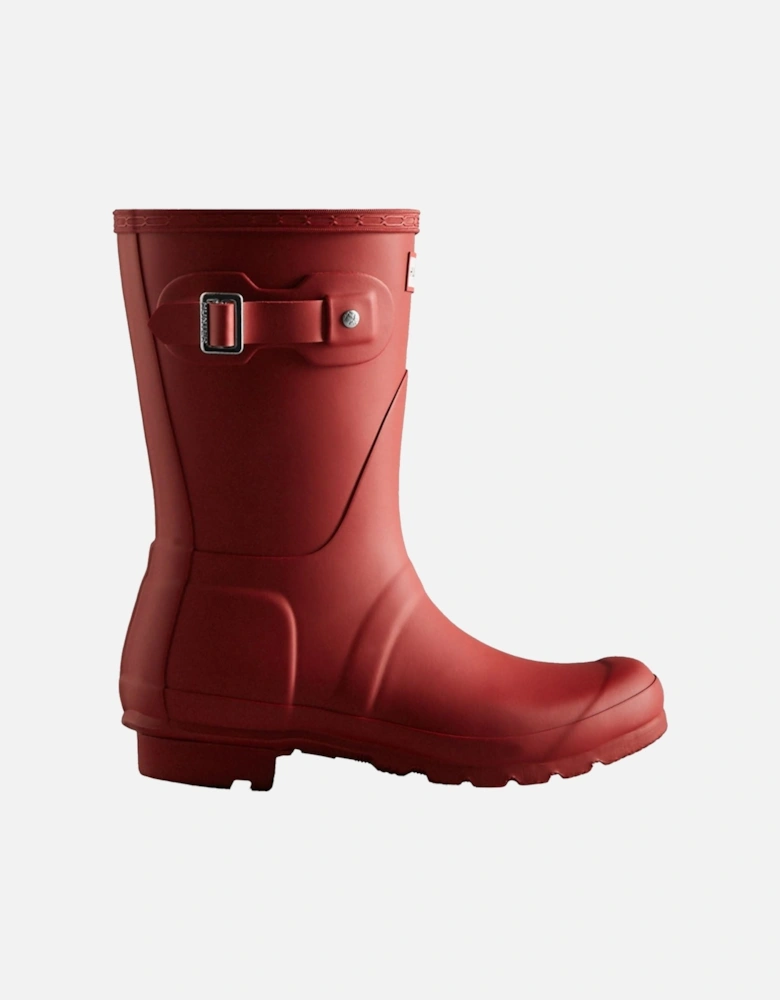 Original Short Rubber Women's Red Wellington Boots