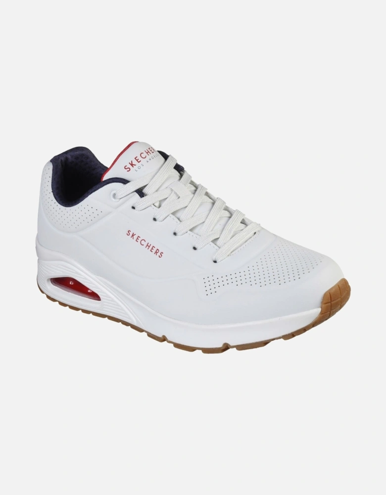 Uno Stand On Air Synthetic Men's White/Navy/Red Trainers