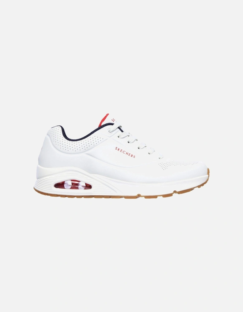 Uno Stand On Air Synthetic Men's White/Navy/Red Trainers