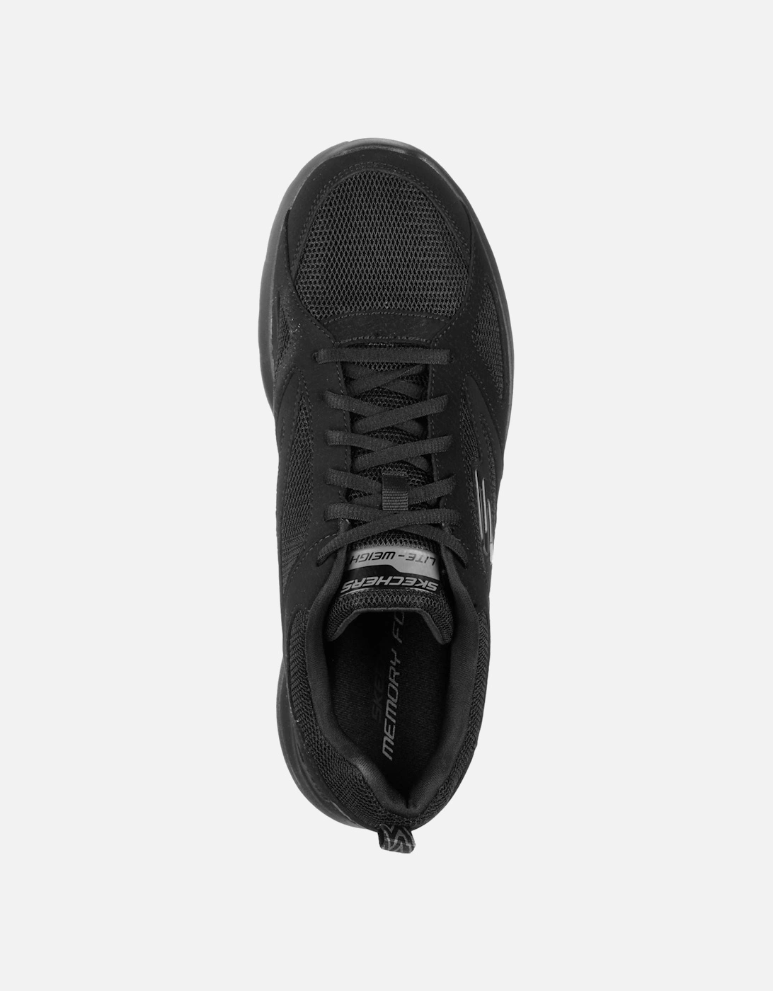 model Dynamight 2.0 Lace Up Memory Foam Trainer Male in Black