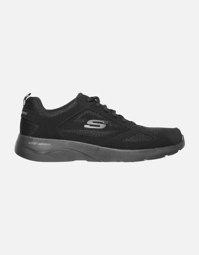 model Dynamight 2.0 Lace Up Memory Foam Trainer Male in Black