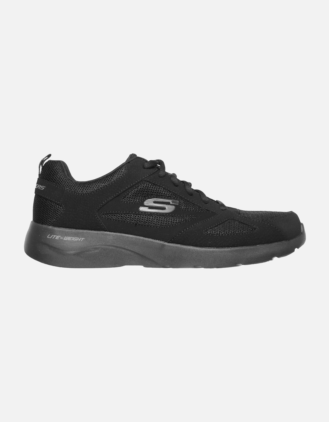 model Dynamight 2.0 Lace Up Memory Foam Trainer Male in Black