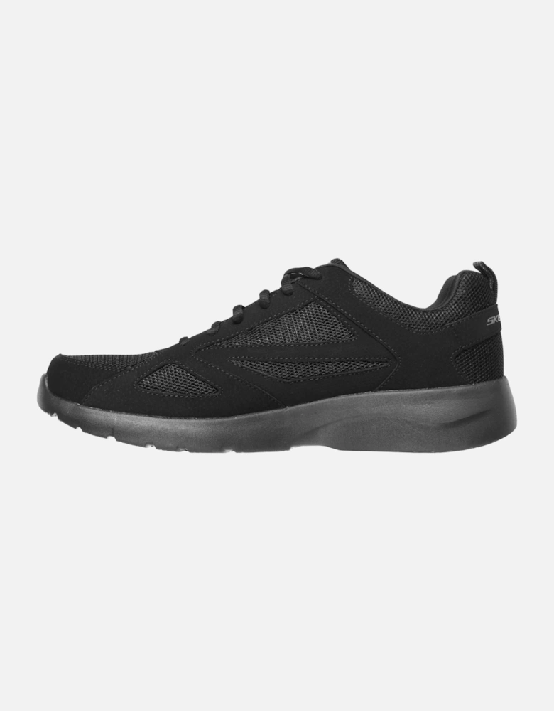 model Dynamight 2.0 Lace Up Memory Foam Trainer Male in Black