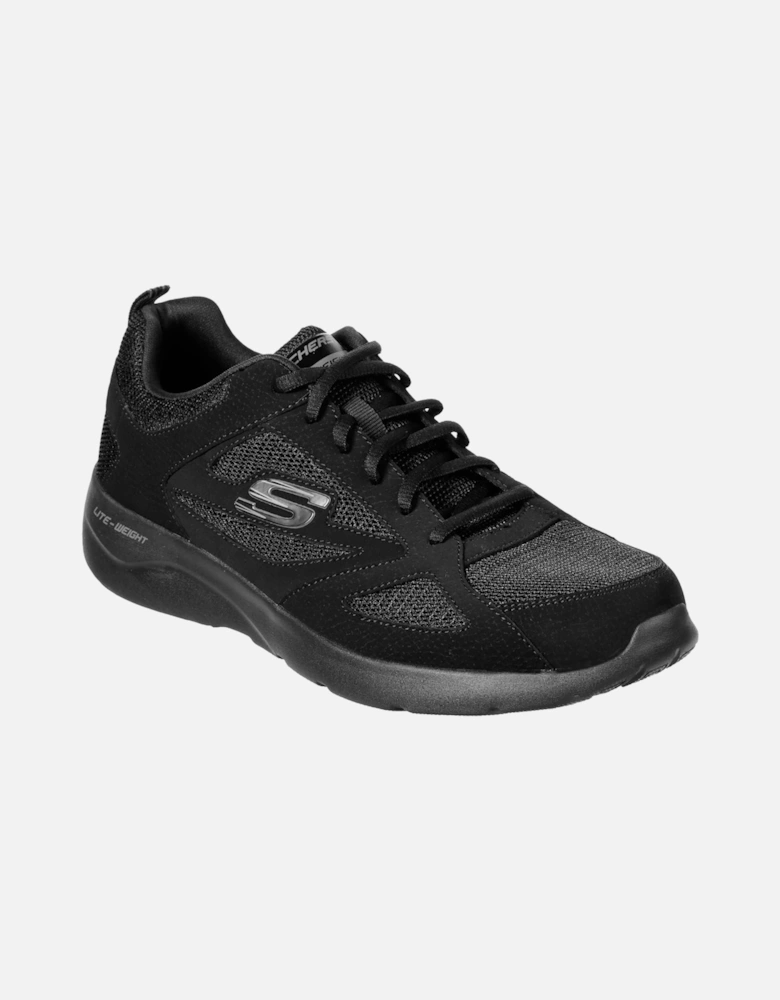 model Dynamight 2.0 Lace Up Memory Foam Trainer Male in Black