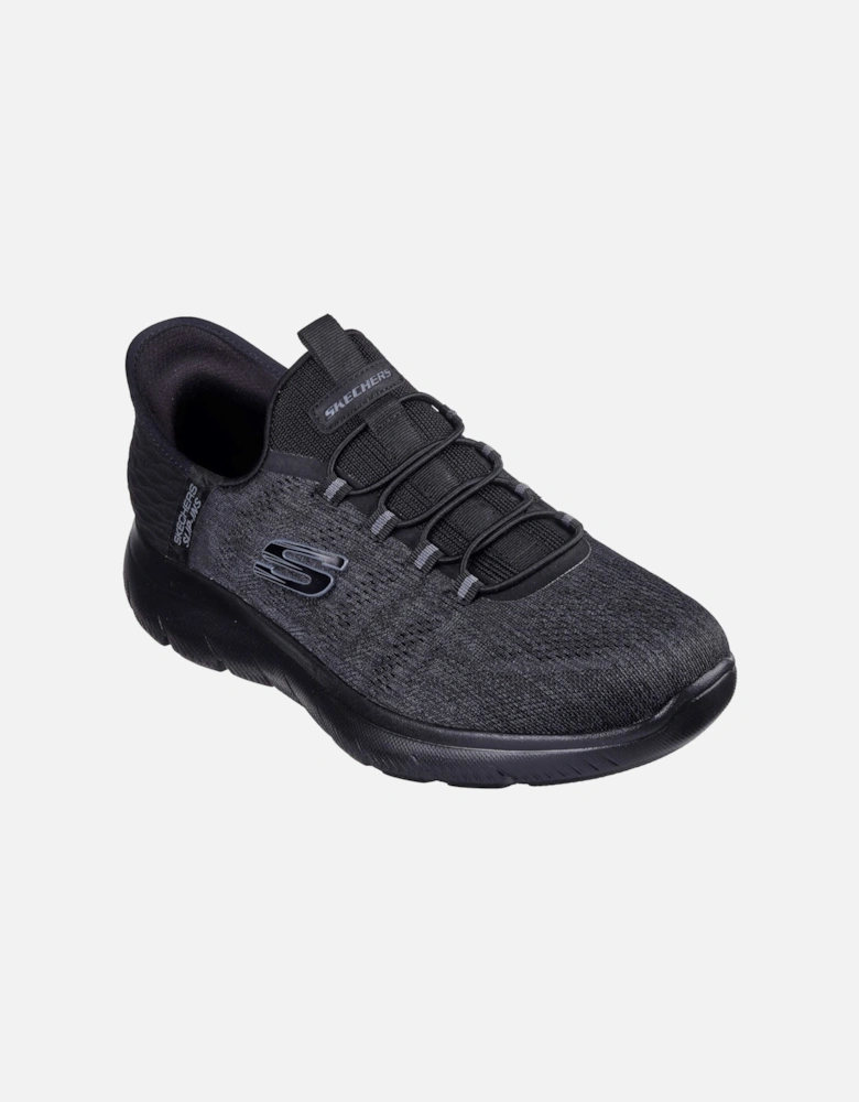 Summits Key Pace Textile Men's Black Trainers