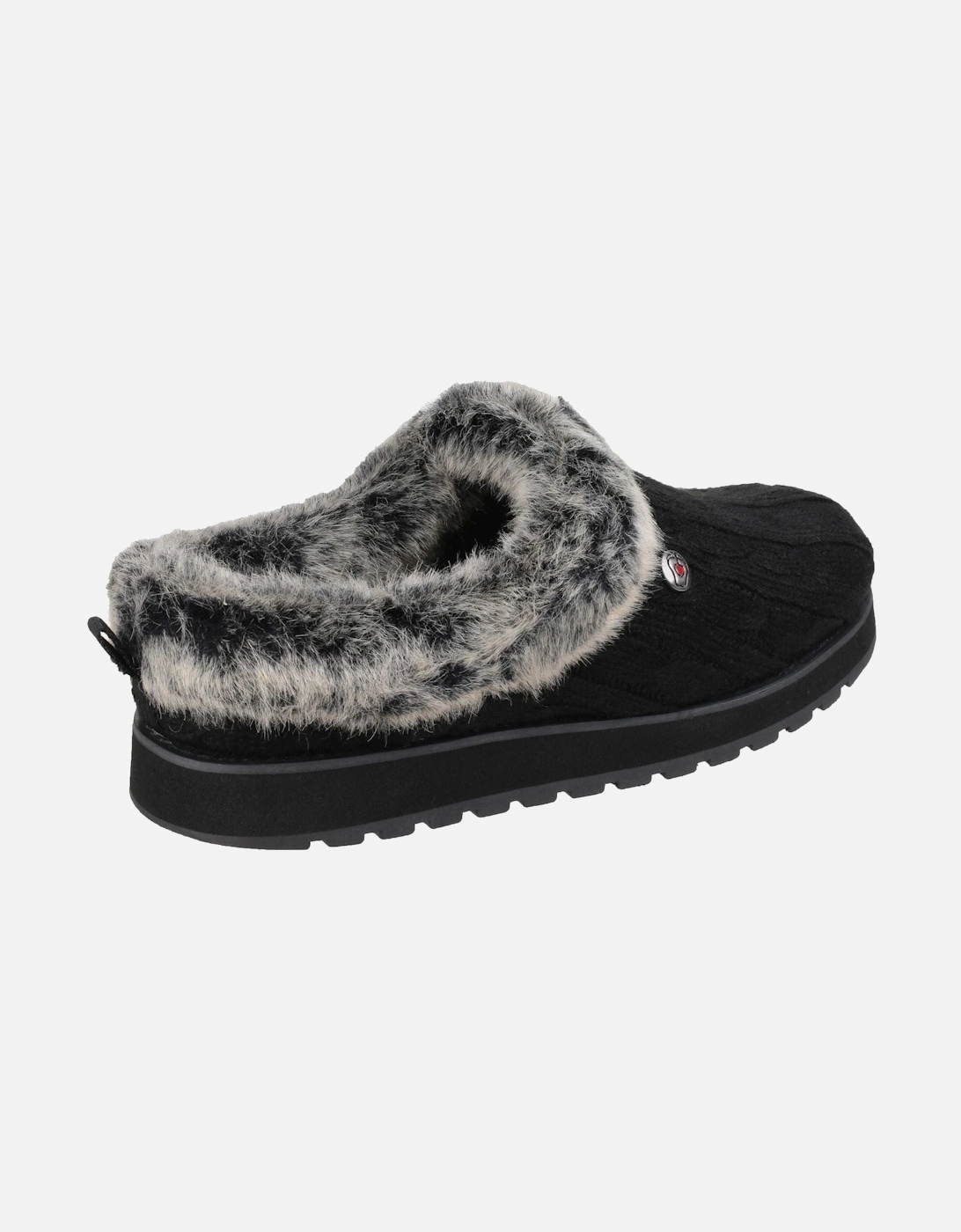 model Keepsakes Ice Angel Mule Slipper Female in Black