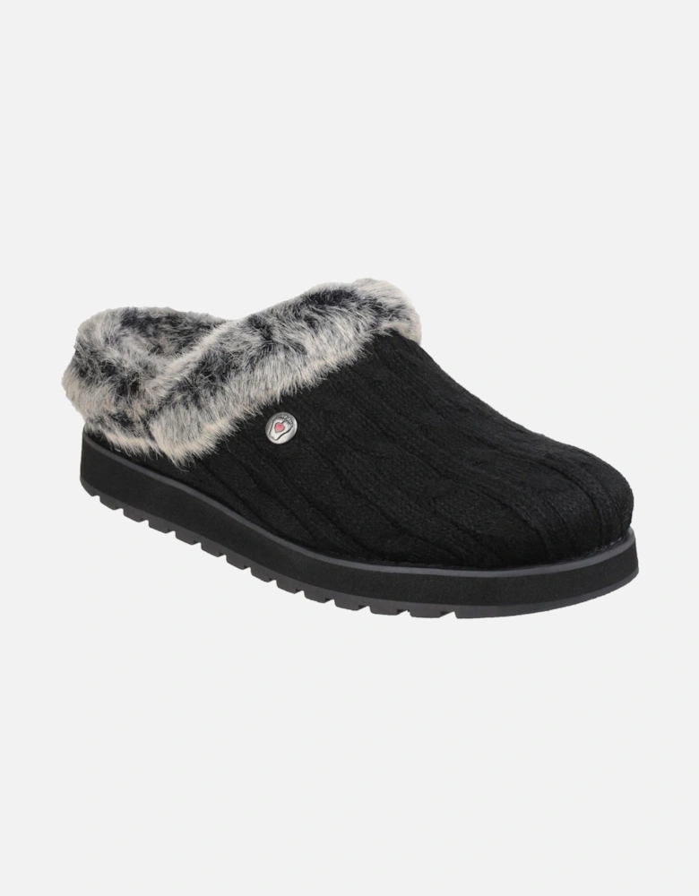 model Keepsakes Ice Angel Mule Slipper Female in Black