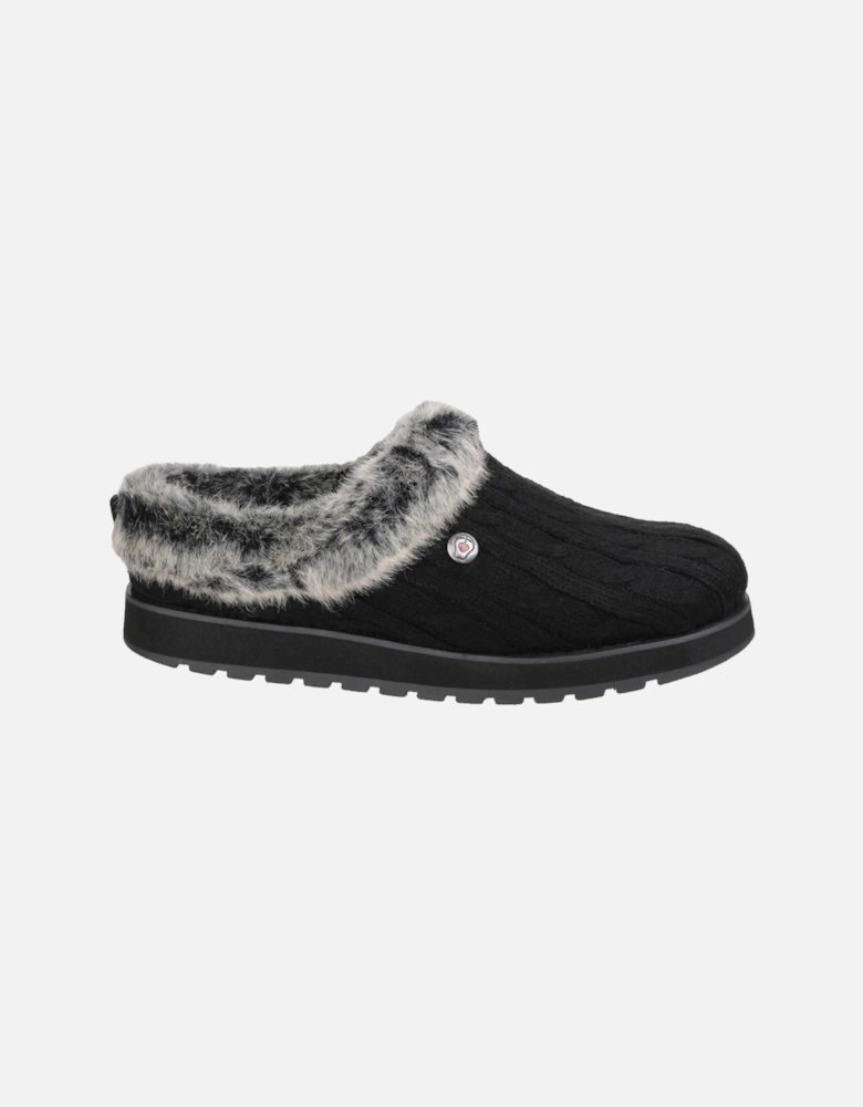 model Keepsakes Ice Angel Mule Slipper Female in Black