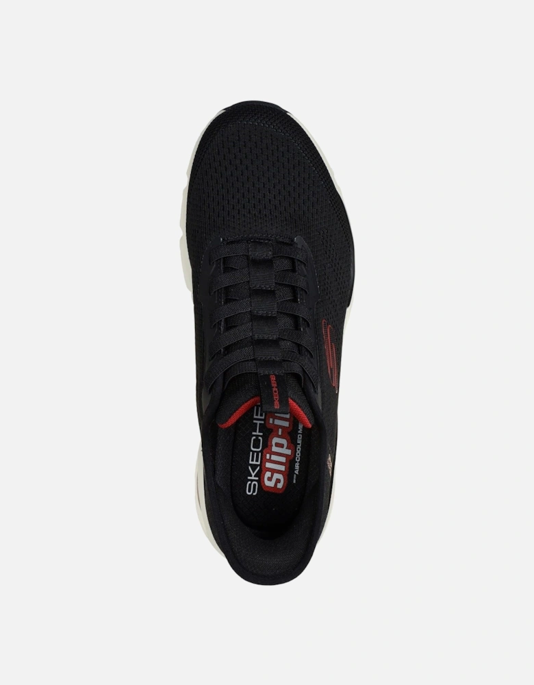 model Skech-Air Ventura Vanderway Shoes Male in Black/Red