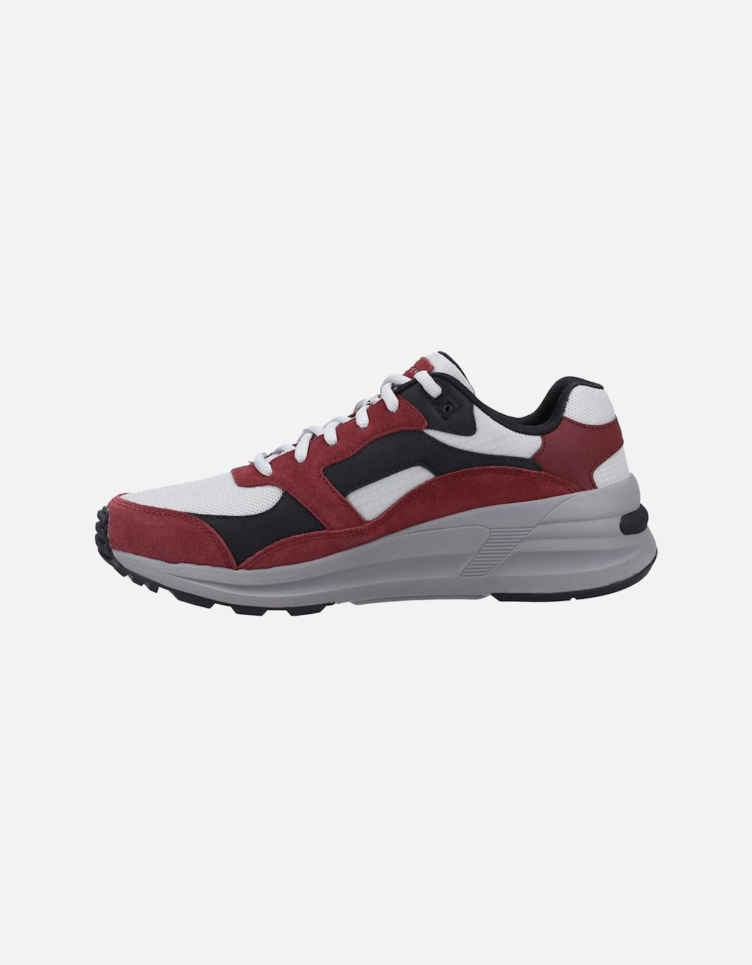 Global Jogger Leather Men's Burgundy Trainers