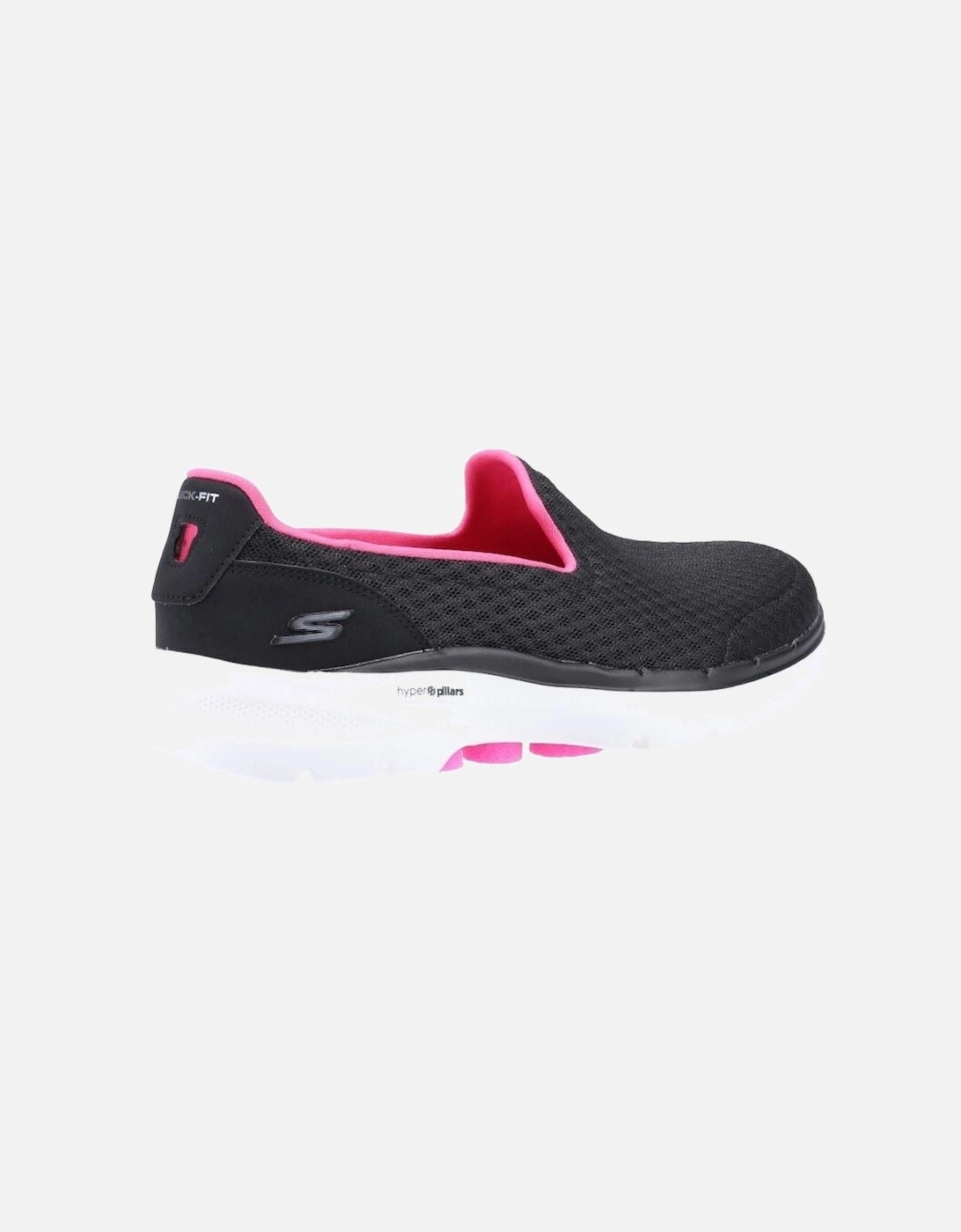 6 Polyester Women's Black/Hot Pink Trainers