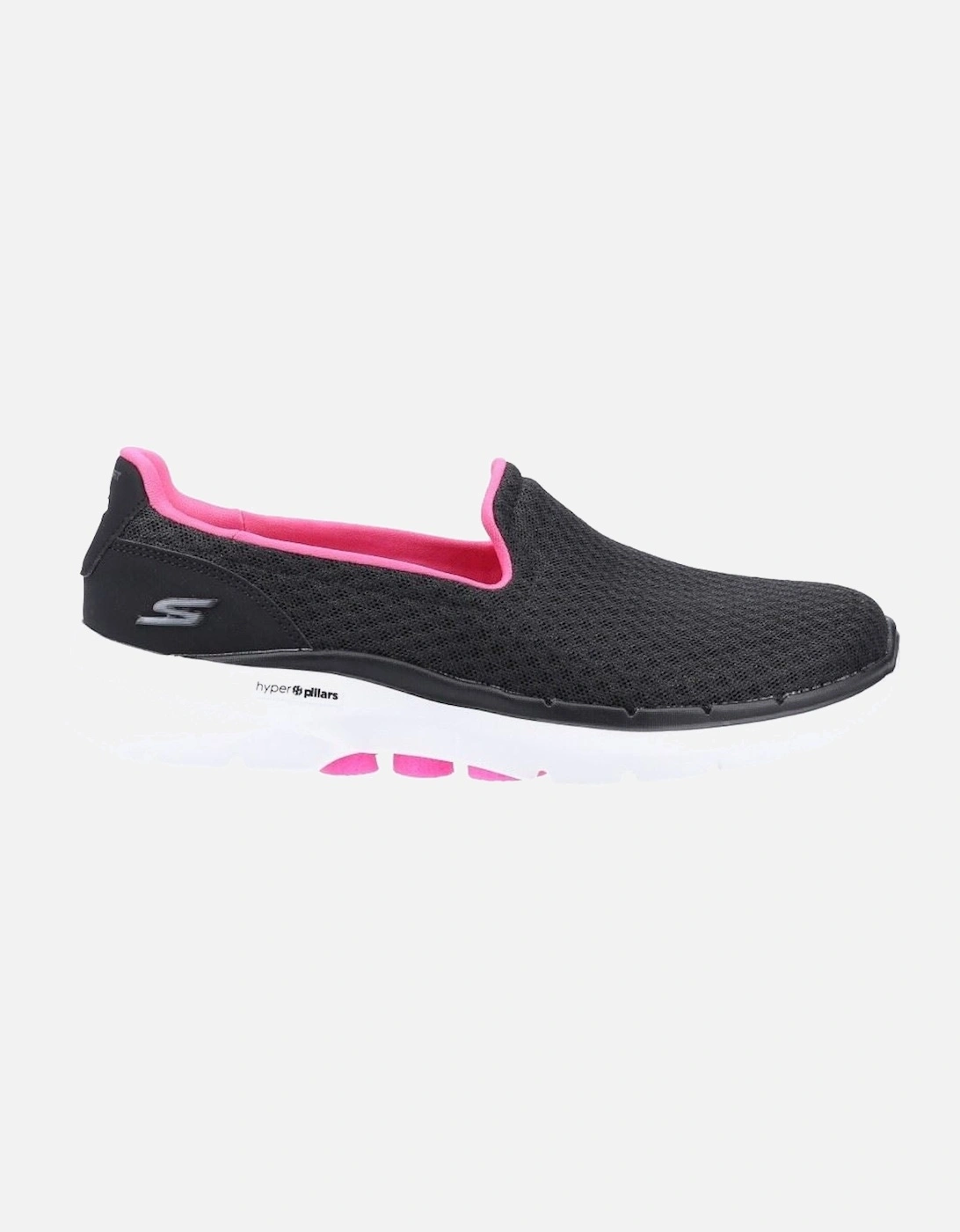 6 Polyester Women's Black/Hot Pink Trainers