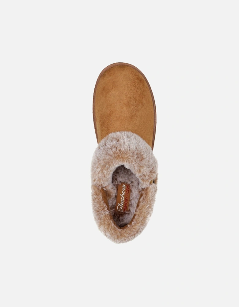 Cozy Campfire Fresh Toast Textile Women's Chestnut Slippers