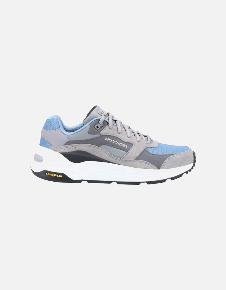 Global Jogger Leather Men's Grey/Blue Trainers