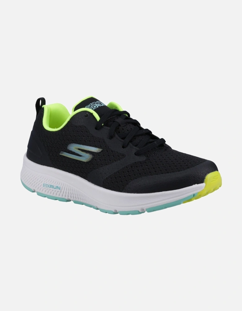 GO RUN Consistent - Intensify-X Textile Women's Black/Lime Trainers