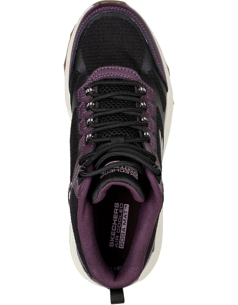 Go Run Trail Altitude Leather Women's Black/Purple Trainers