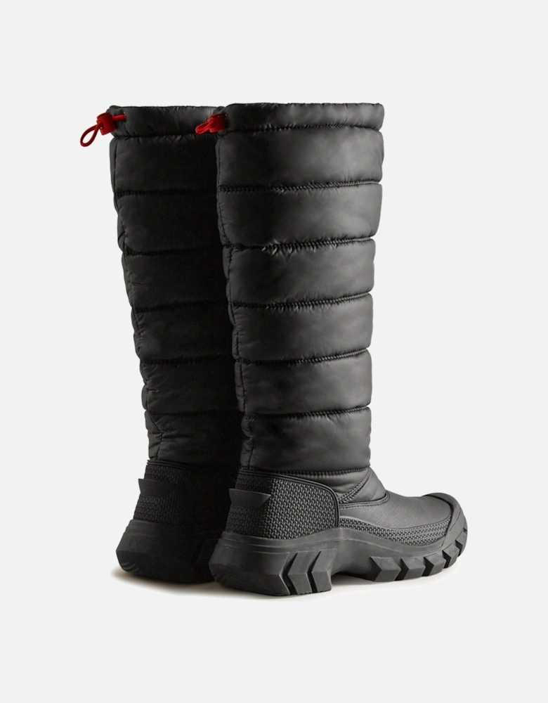 model Intrepid Tall Snow Boot Female in Black