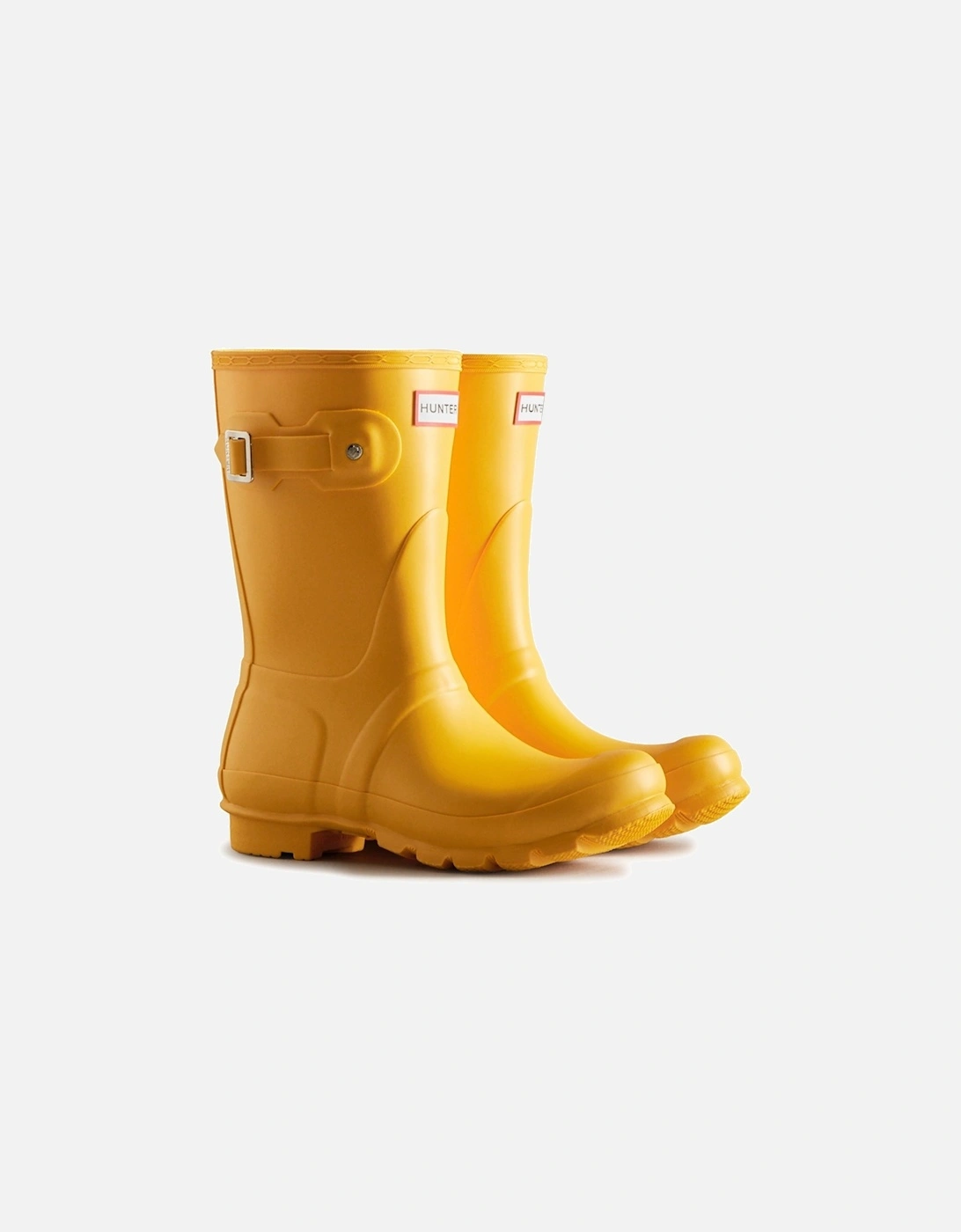 Women's Hunter Women's Original Short Wellington Boots in Yellow - Size: 4