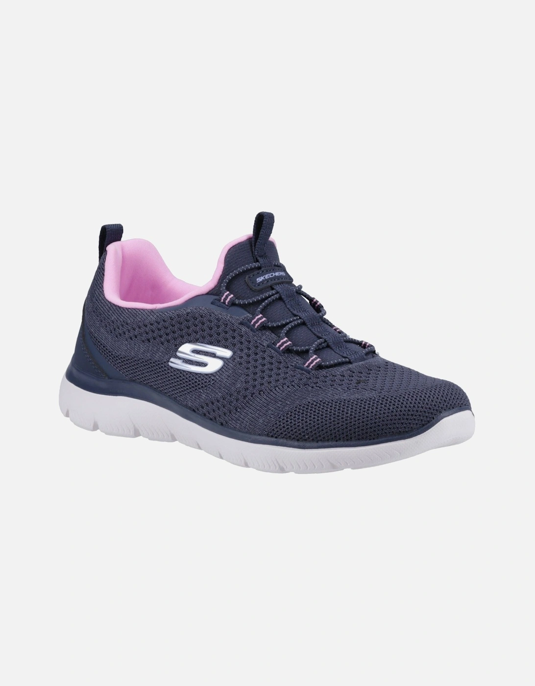 Summits New Nature Textile Women's Navy/Pink Trainers, 7 of 6