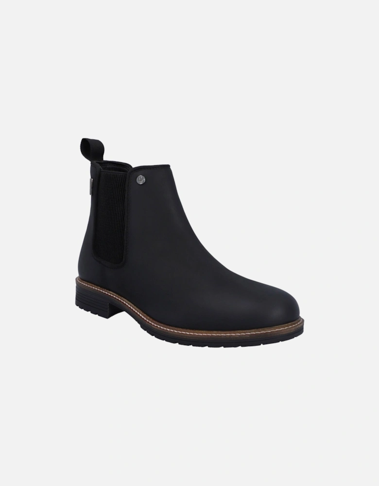 Jura Leather Men's Black  Chelsea Boots