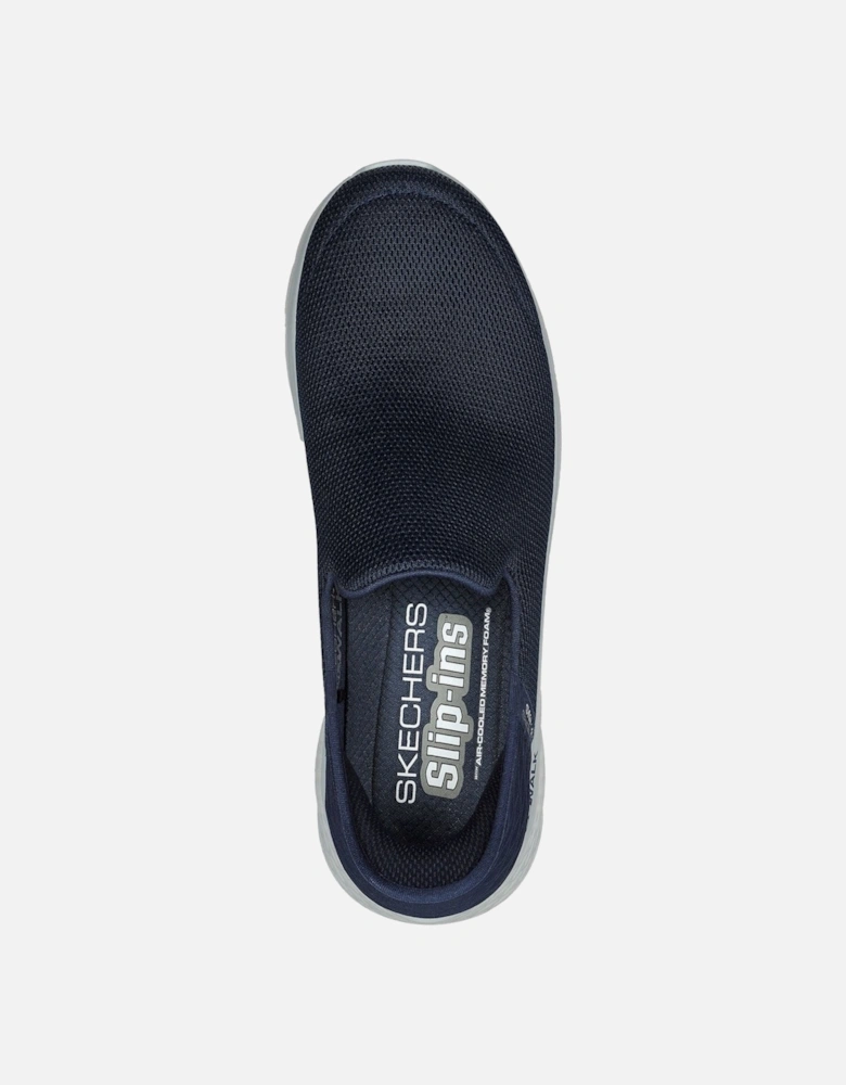 Skechers model Go Walk Flex No Hands Shoes Male in Navy