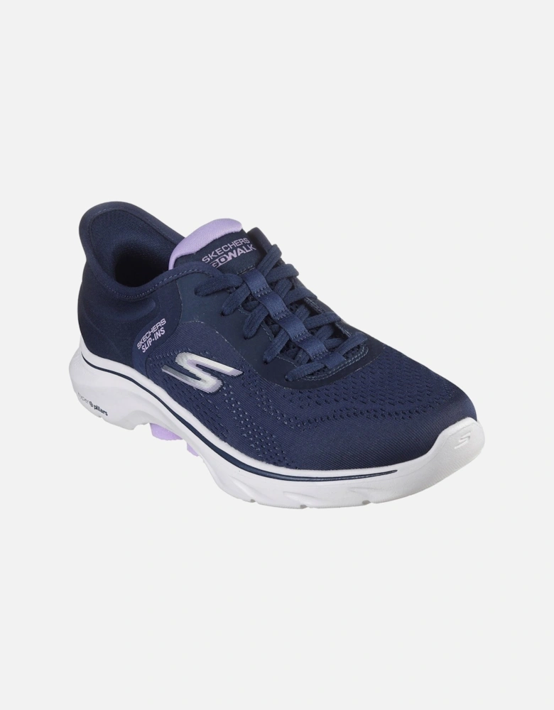 7 - Valin Textile Women's Navy/Lavender Trainers