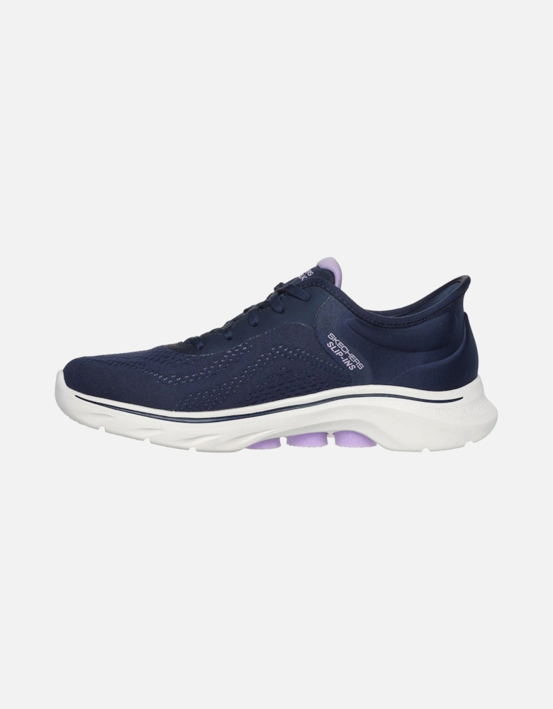 7 - Valin Textile Women's Navy/Lavender Trainers