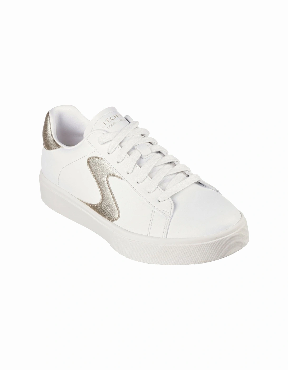 Eden LX - Beaming Glory Polyurethane Women's White/Gold Trainers, 6 of 5