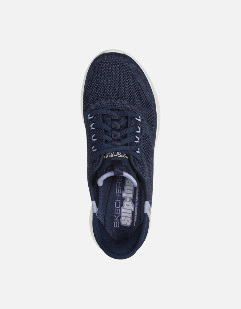 Ultra Flex 3.0 Easy Step Textile Women's Navy/Lavender Trainers