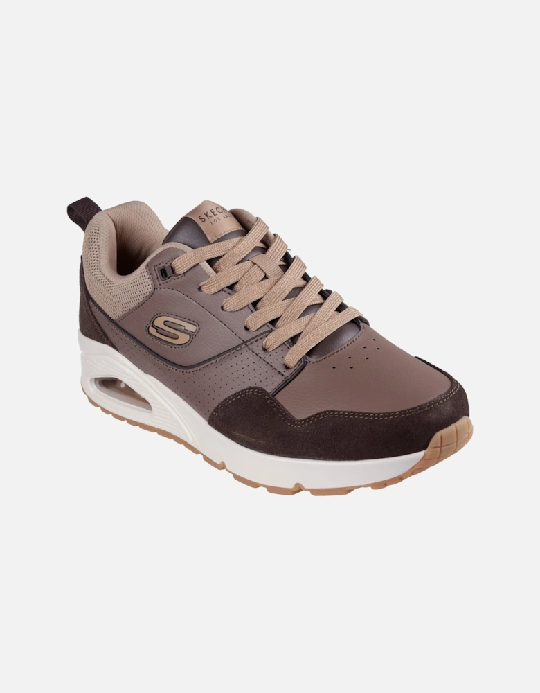 Uno - Retro One Leather Men's Brown Trainers