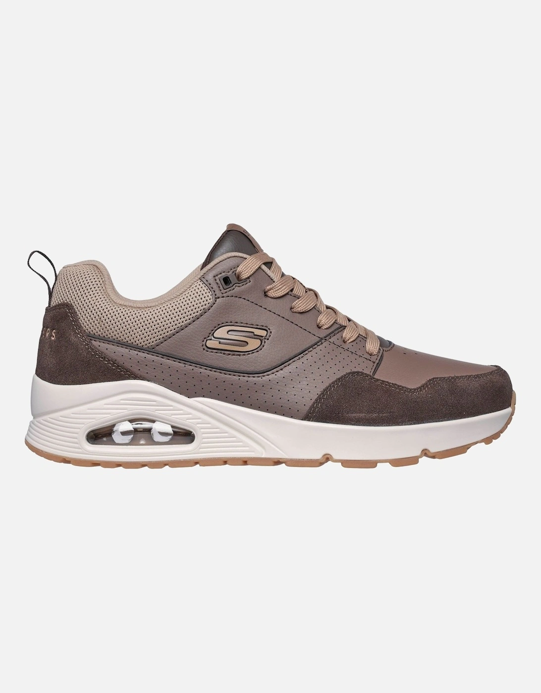 Uno - Retro One Leather Men's Brown Trainers