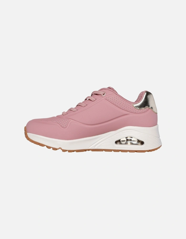 model Uno - Shimmer Away Trainer Female in Rose