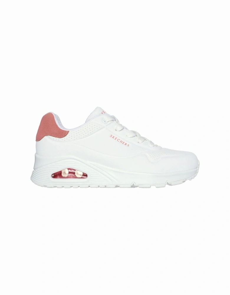 Uno - Pop Back Synthetic Women's White/Coral Trainers