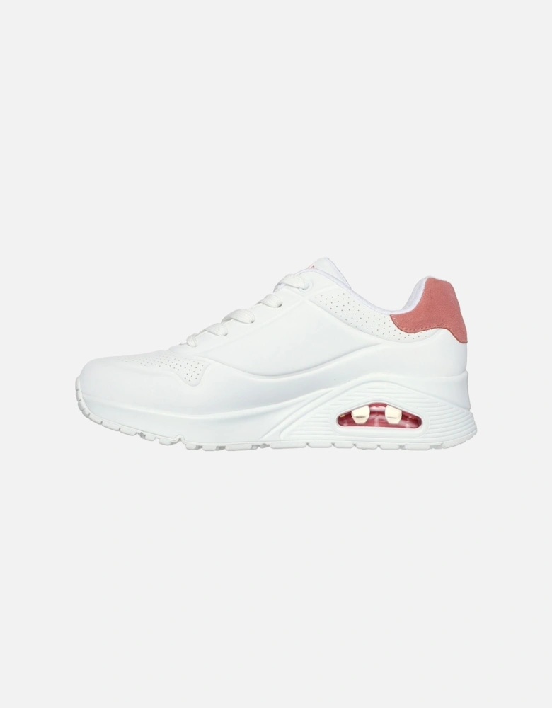 Uno - Pop Back Synthetic Women's White/Coral Trainers