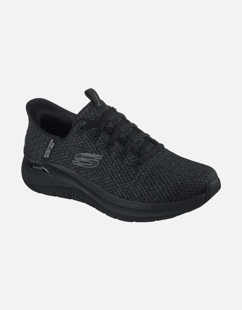 Arch Fit 2.0 Look Ahead Textile Men's Black Trainers