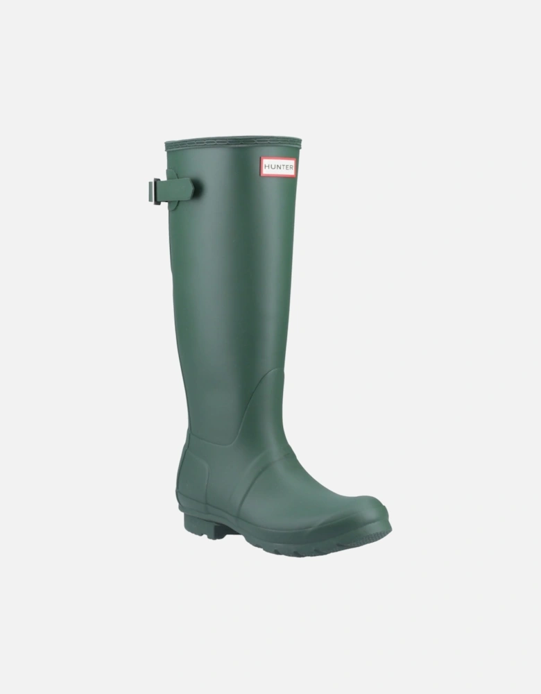 Original Tall Back Adjustable Rubber Women's Green Wellington Boots