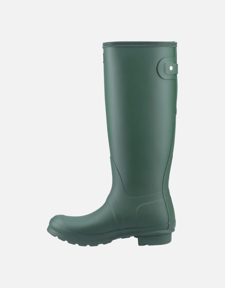 Original Tall Back Adjustable Rubber Women's Green Wellington Boots